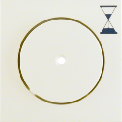 16748982 Накладка з кнопкою для механізма реле часу, біла S.1
