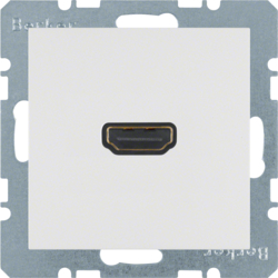 3315438989 HDMI-розетка, підключення сзаду під кутом 90град., пол.білизна S.1