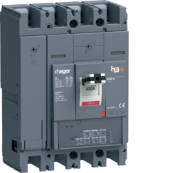 HEW401JR Автоматичний вимикач h3+, P630, In=400A,  4п, 70kA,  LSI