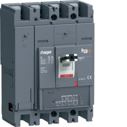 HEW631JR Автоматичний вимикач h3+, P630, In=630A,  4п, 70kA,  LSI