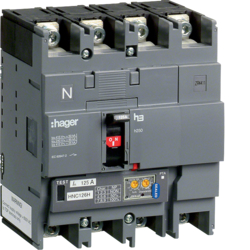HNC251H Автоматичний вимикач h250, In=250А, 4п, 50kA,  LSI