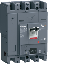 HNW401NR Автоматичний вимикач h3+, P630, In=400A,  4п, 40kA,  Energy