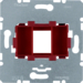 454001 Опорна пластина для модульних роз'ємів з червоною вставкою, 1-кратна