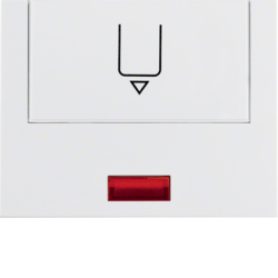 16417109 Накладка для карточного вимикача для готелів з лінзою, пол.білизна, K.1