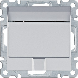 WL0512 Вимикач для готельних карток Lumina,  срібний