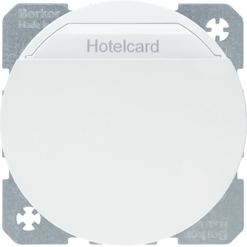 16402089 Релейний вимикач з панеллю для готельних карток R.1/R.3 пол.білизна 10А/230В
