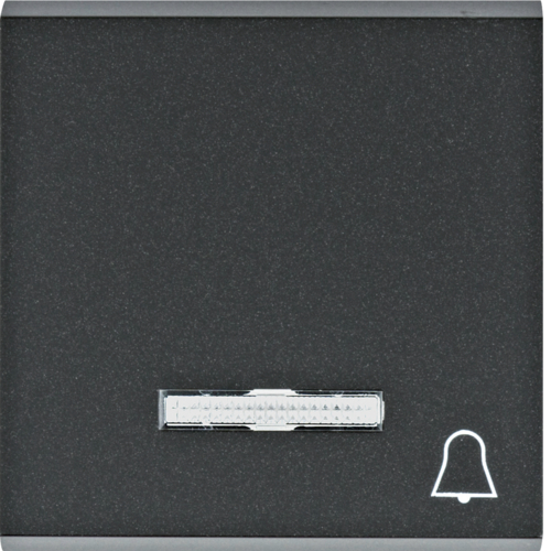 WL6113 Клавіша з лінзою з символом 'Дзвоник' Lumina,  чорна