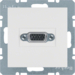 3315411909 VGA-розетка з гвинтовими клемами, пол.білизна матова S.1/B.х